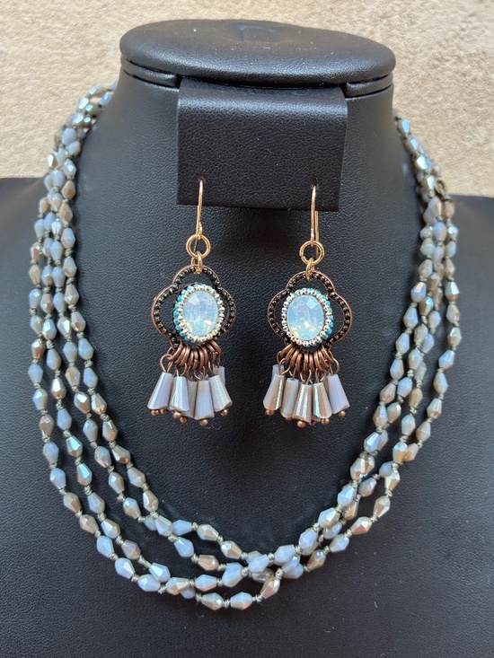 Source Unknown Jewelry - [Video] Versatile Sparkle Cut Necklace Duo + Earrings